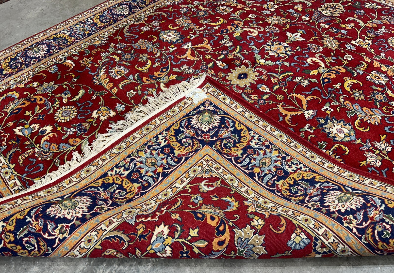 7’11″x9’7″ Hand-Knotted 100% Wool Pile Qume Rug