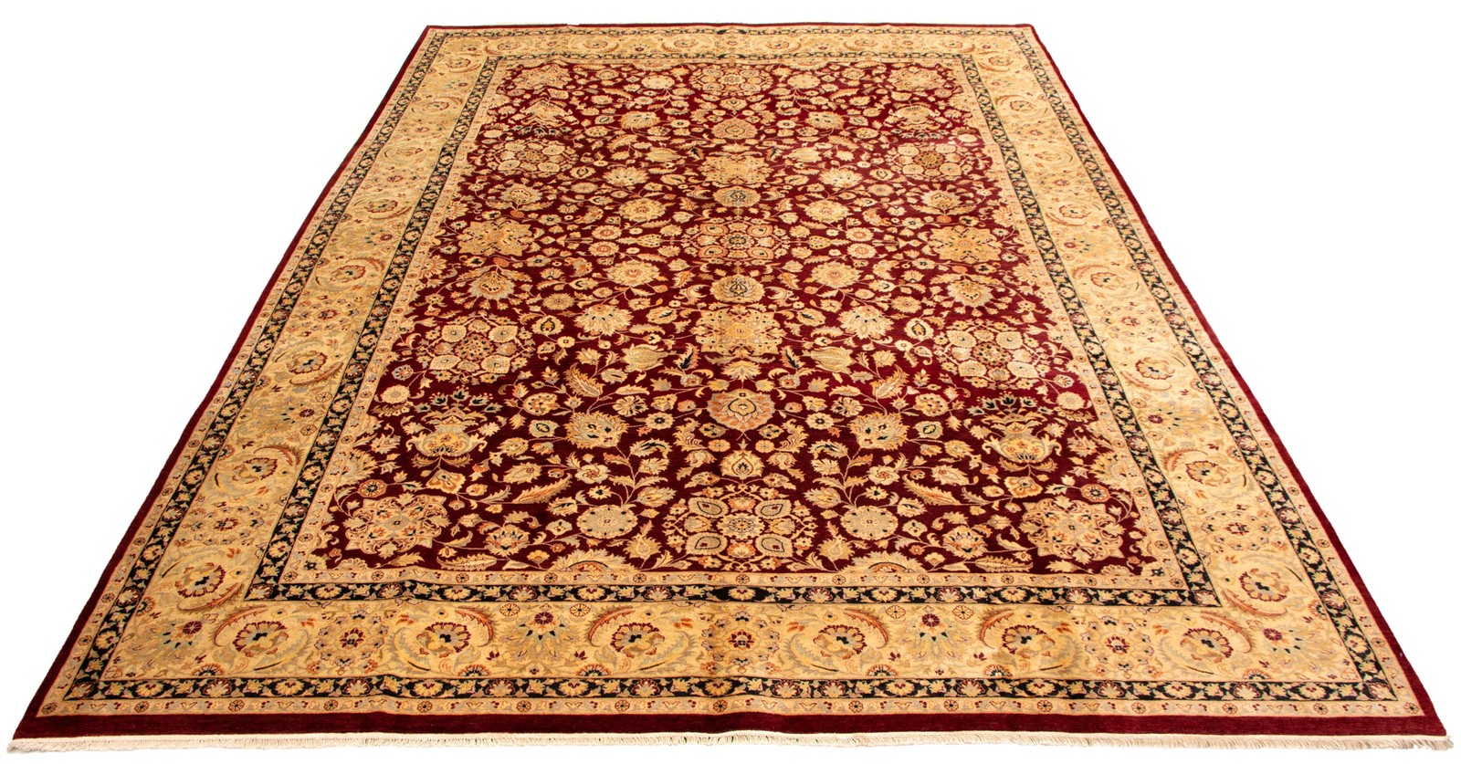 Traditional Hand-knotted Wool Oriental Carpet 10’2″ x 14’3″ Area Rug