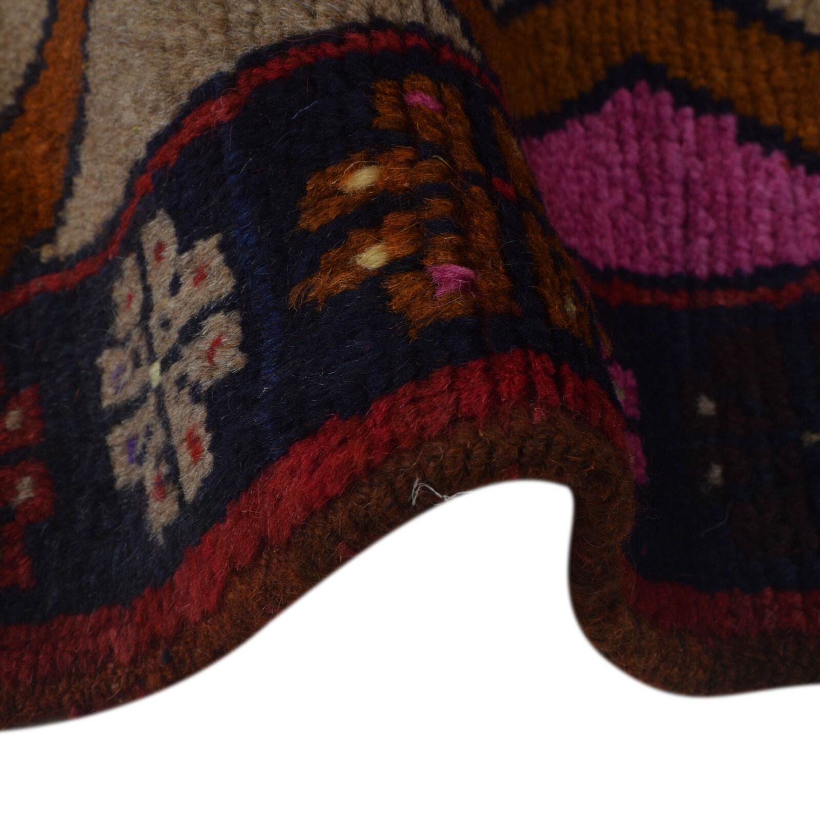 Hand Knotted Traditional Afghan Baluchi Bedroom Area Carpet 3′ 9×6′ 1 ft -W27309