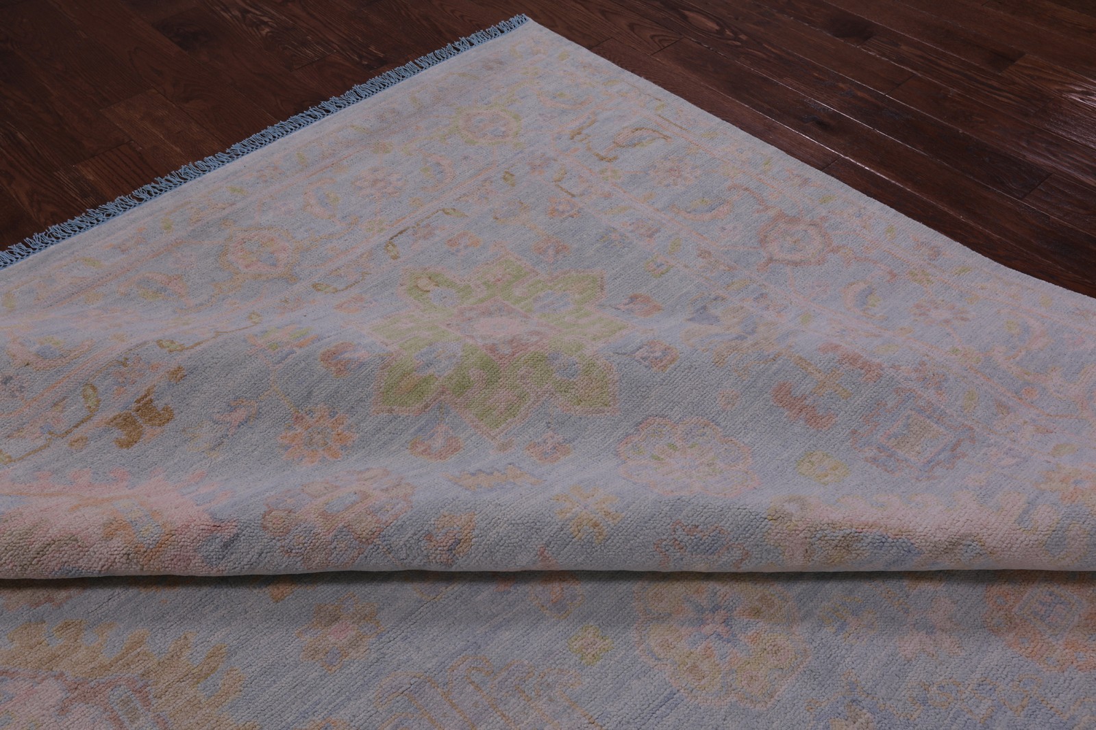 Blue 10′ 0″ X 13′ 10″ Heriz Serapi Handmade Rug – Q22671