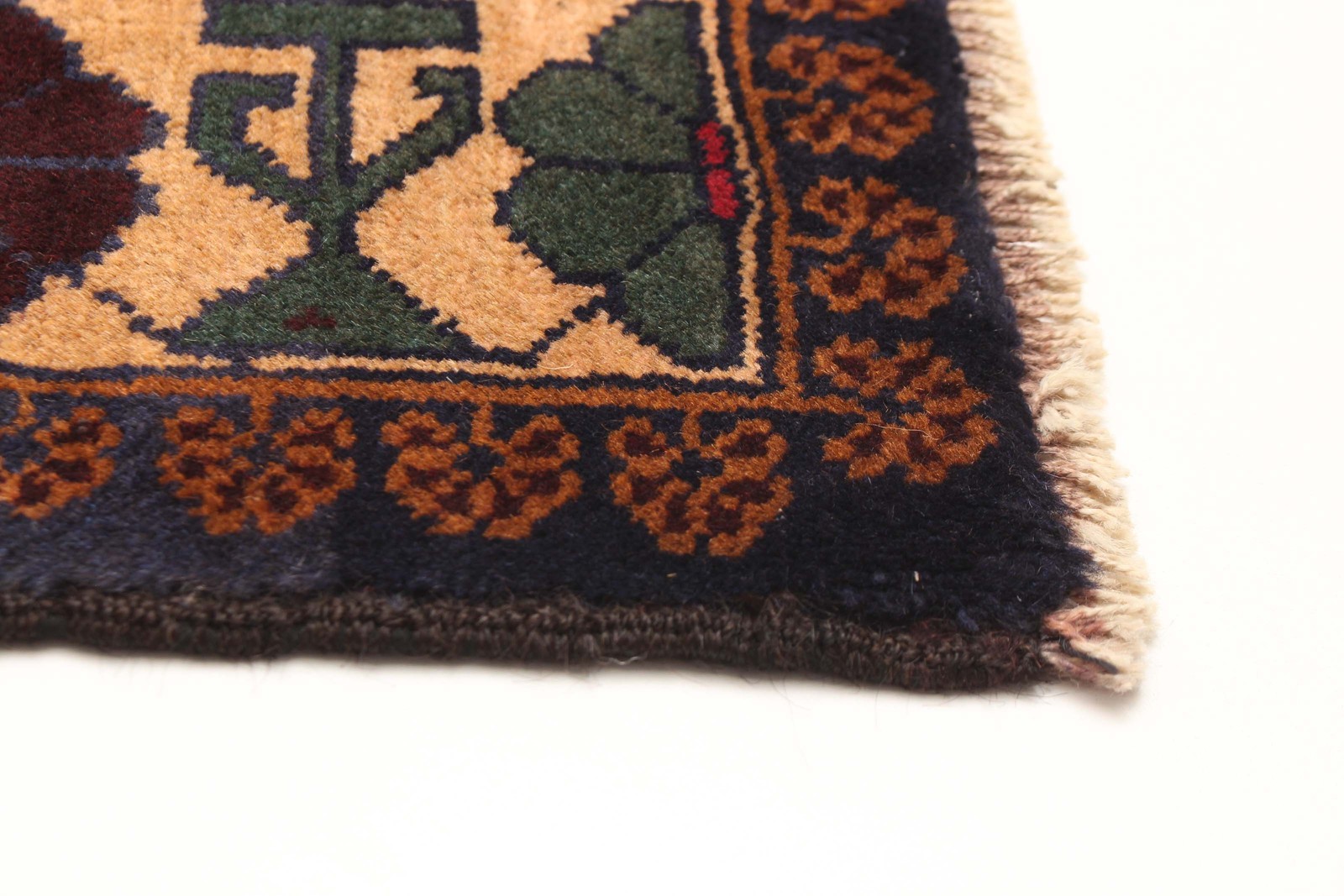 Traditional Vintage Hand-Knotted Area Rug 3’7″ x 6’3″ Oriental Wool Carpet