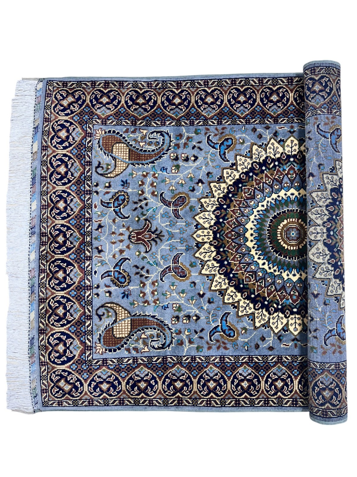 Hand-Knotted Parak Rug – Gray, 40” x 60” | Afghan Wool Rug