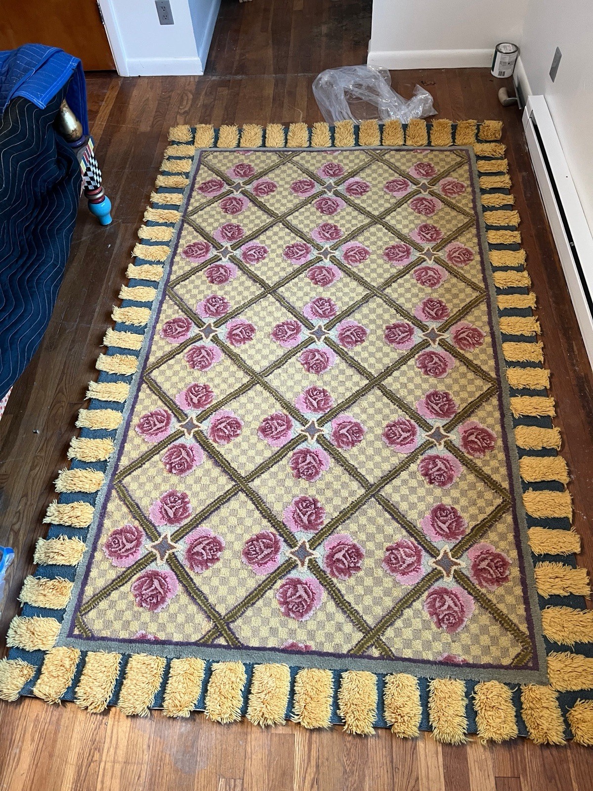 Mackenzie Childs Victoria & Richard Emprise Signed 4’x8’ Foot Rug New