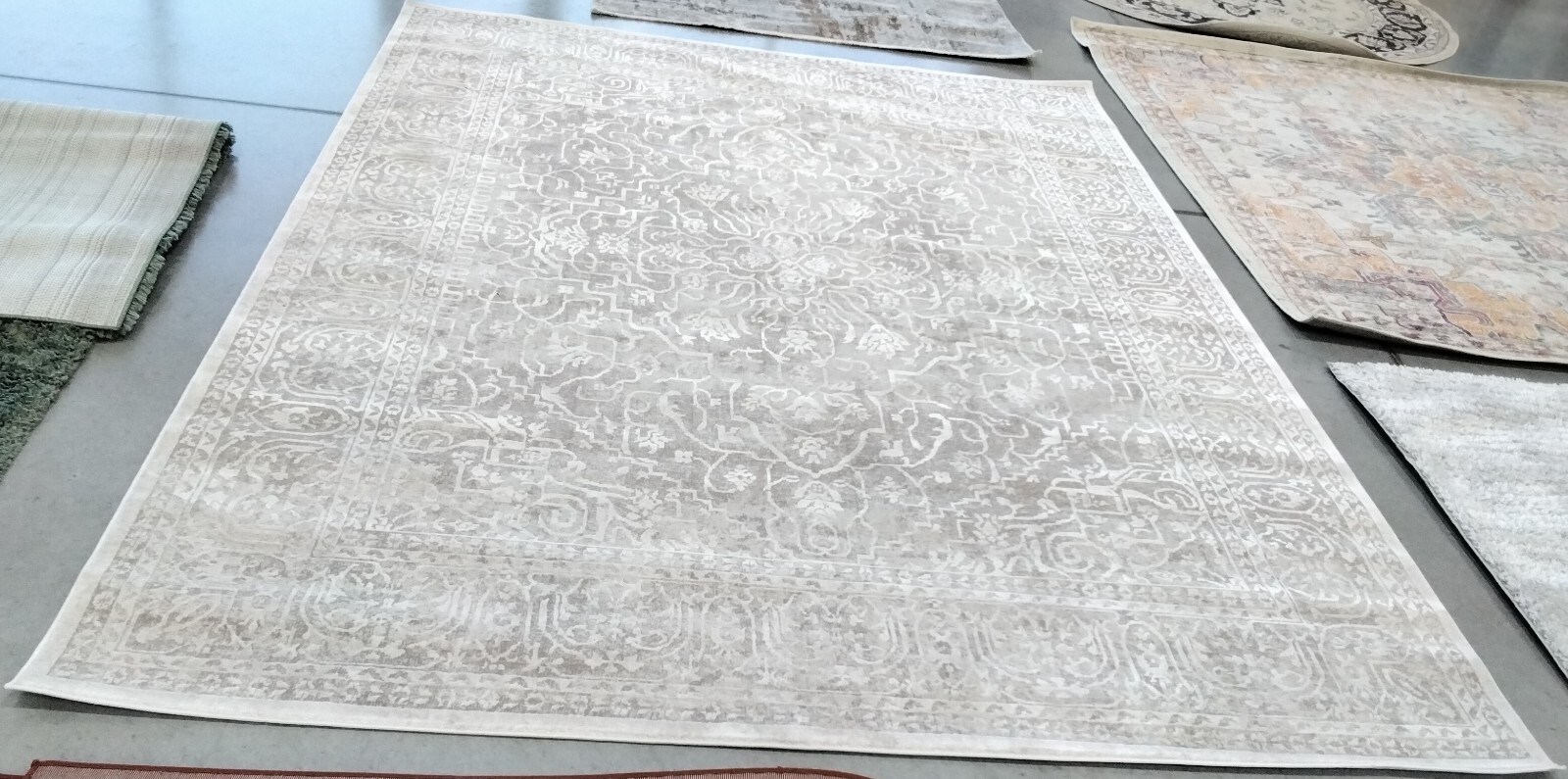 BEIGE / CREAM 8′ X 10′ Back Stain Rug, Reduced Price 1172758936 RFT670A-8
