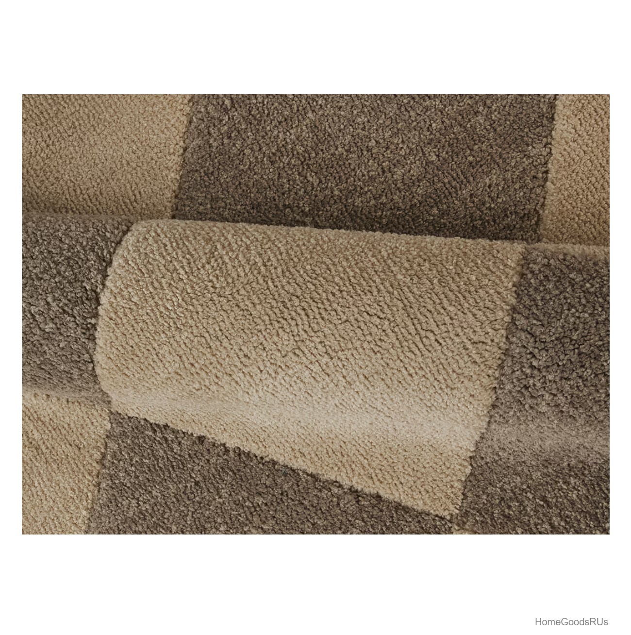 Indoor Area Rug 8×10 Diamond Pattern Polyester Cotton Backing Home Decor Living