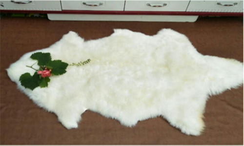 100% Genuine Sheepskin Fluffy Fur Rug Windward 60x110cm Natural Soft Fashion