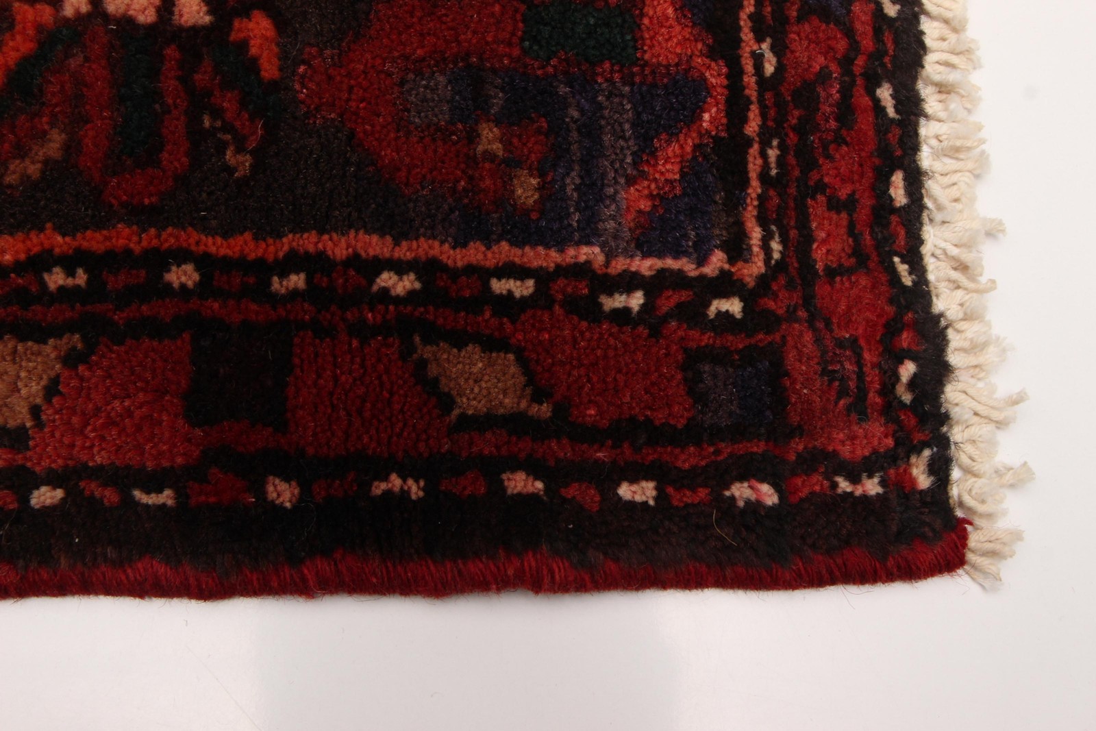 3’6″ x 10’1″ Vintage Hand-knotted Runner Rug Traditional Oriental Wool Carpet