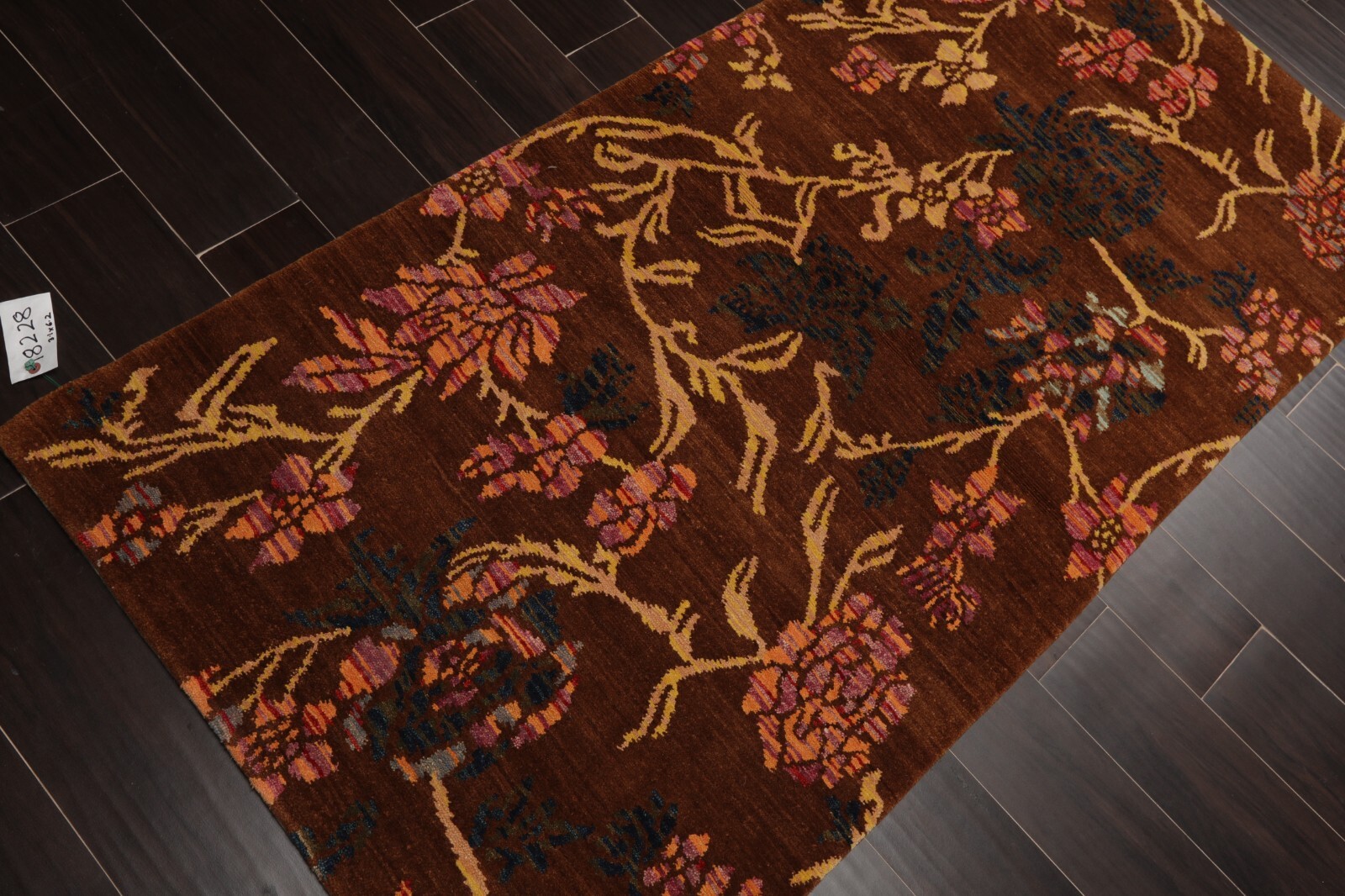 Michaelian & Kohlberg Hand Knotted 100% Wool Tibetan Area Rug Brown 3’1″ x 6’2″