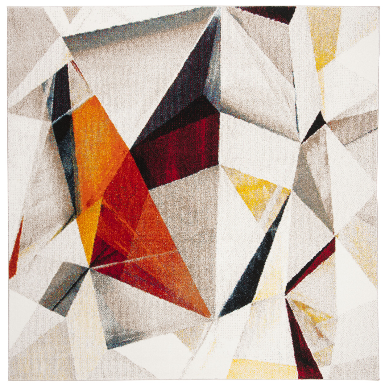 SAFAVIEH Porcello PRL6940F Light Grey / Orange Rug
