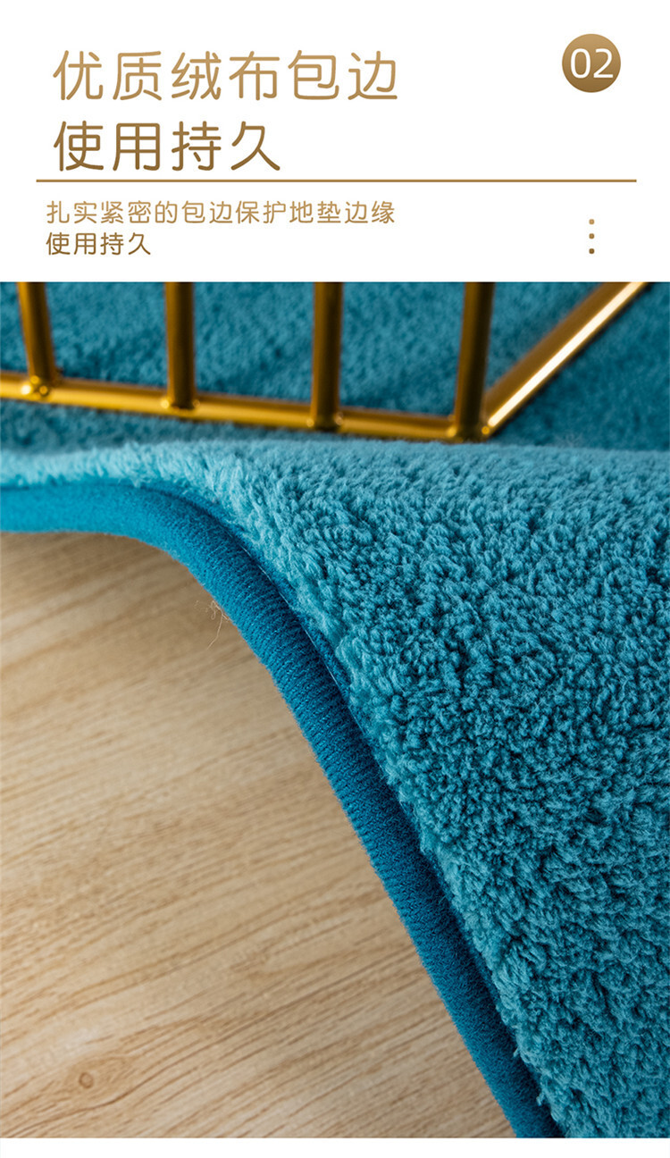 A Living Room Carpet Thicken Washable Soft Pashmina Mat Bedroom Bedside Blanket