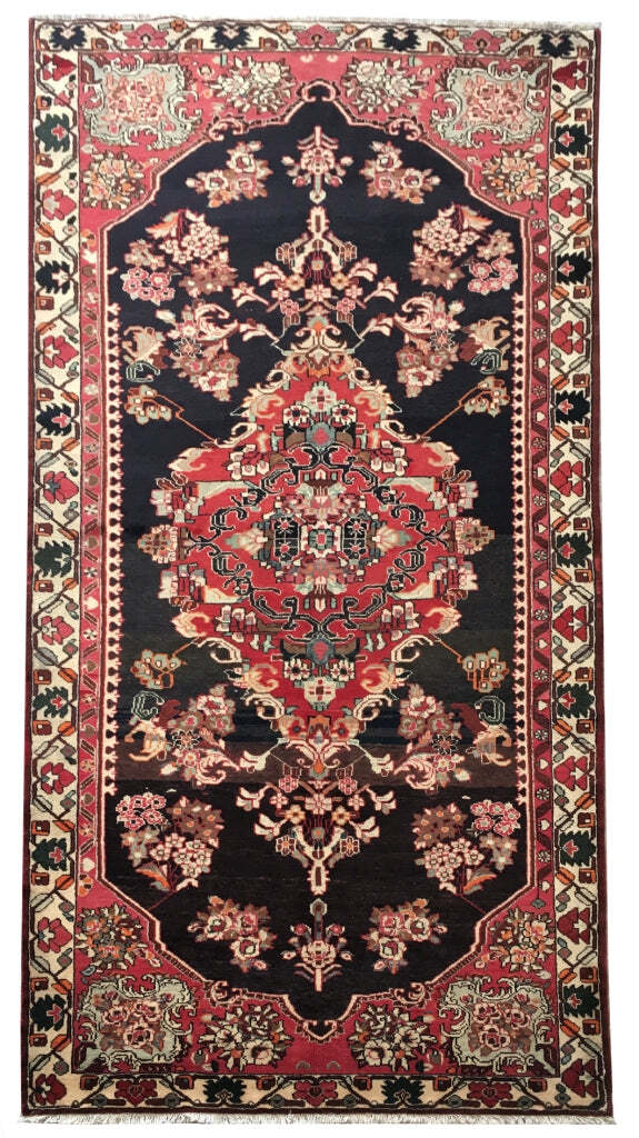 5×10′ Dull Red Traditional Hamaadan Rug 81797