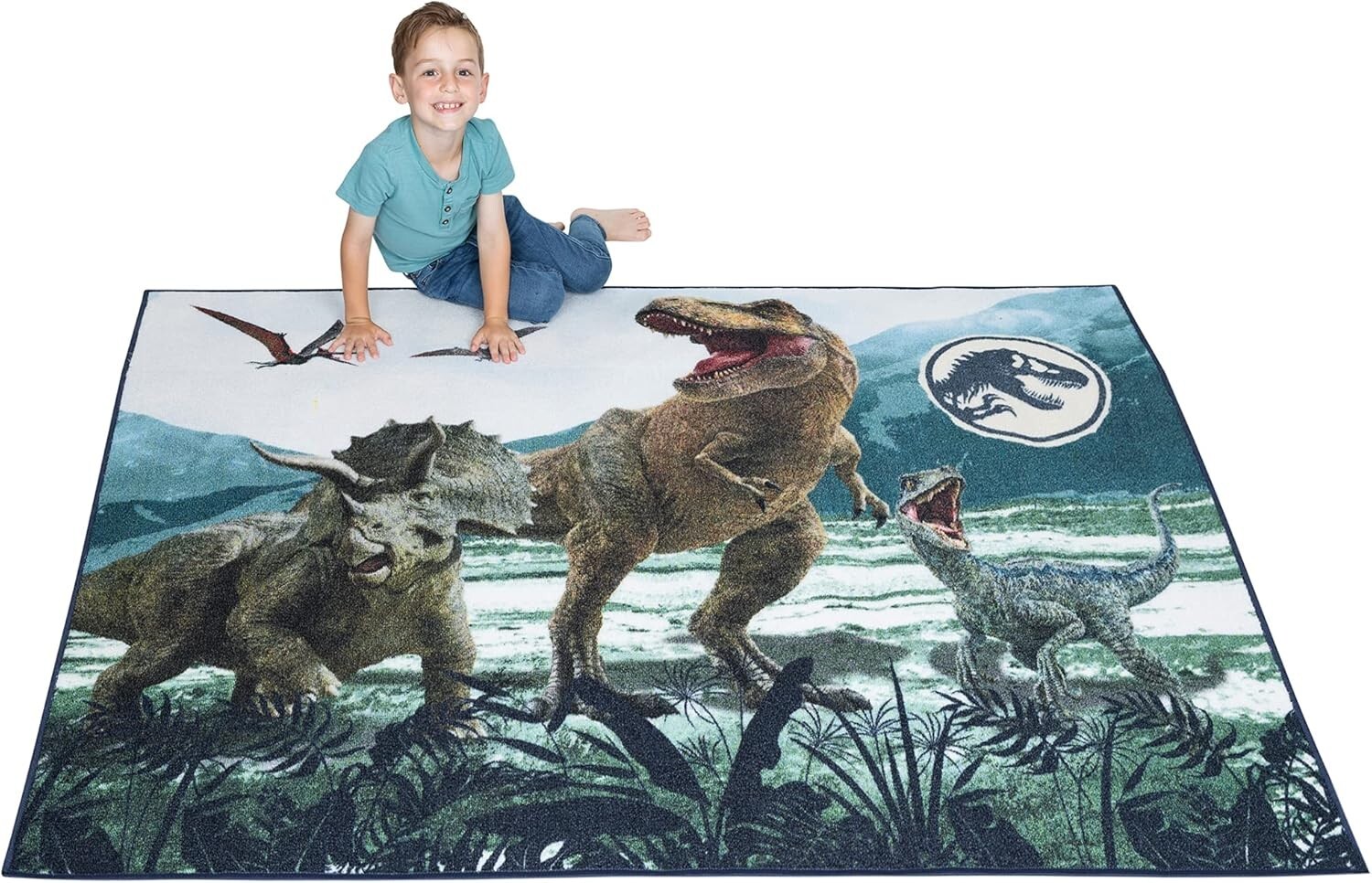 Jurassic World – Rug – 69×52 inches – Brand New – Sealed