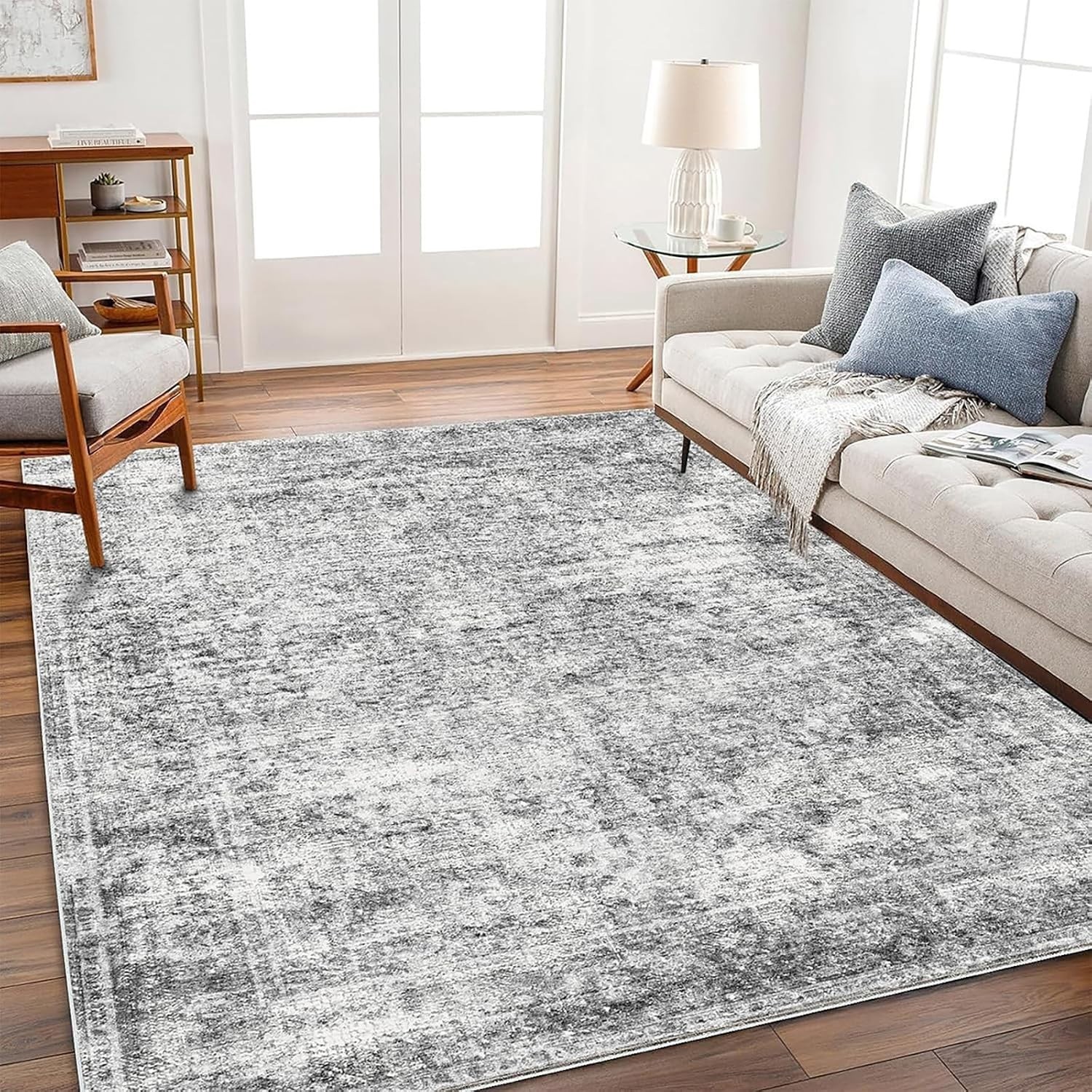 Ultra-Thin 6×9 Washable Area Rug – Perfect for Entryways & Living Spaces
