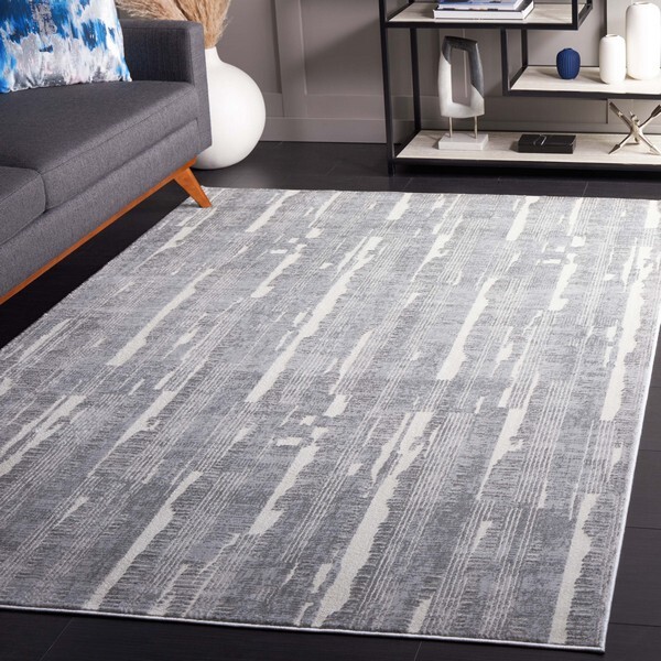 Modern Contemporary Grays Hi-Lo Textured Area Rug **FREE SHIPPING**