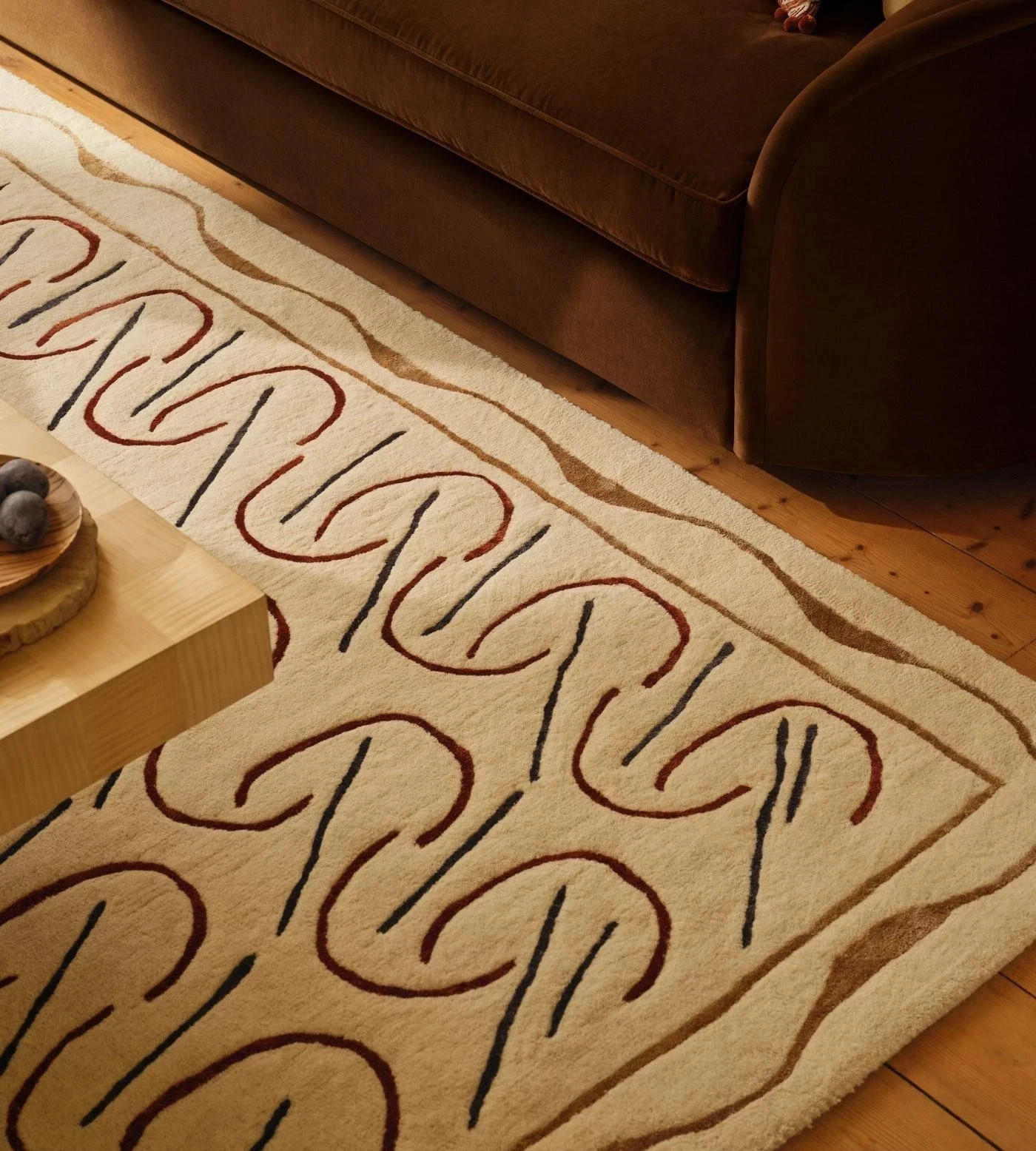 Soho Home Paynes Rug Hand Tufted Wool Area Rug 8×10 9×12 Modern Beige Carpet