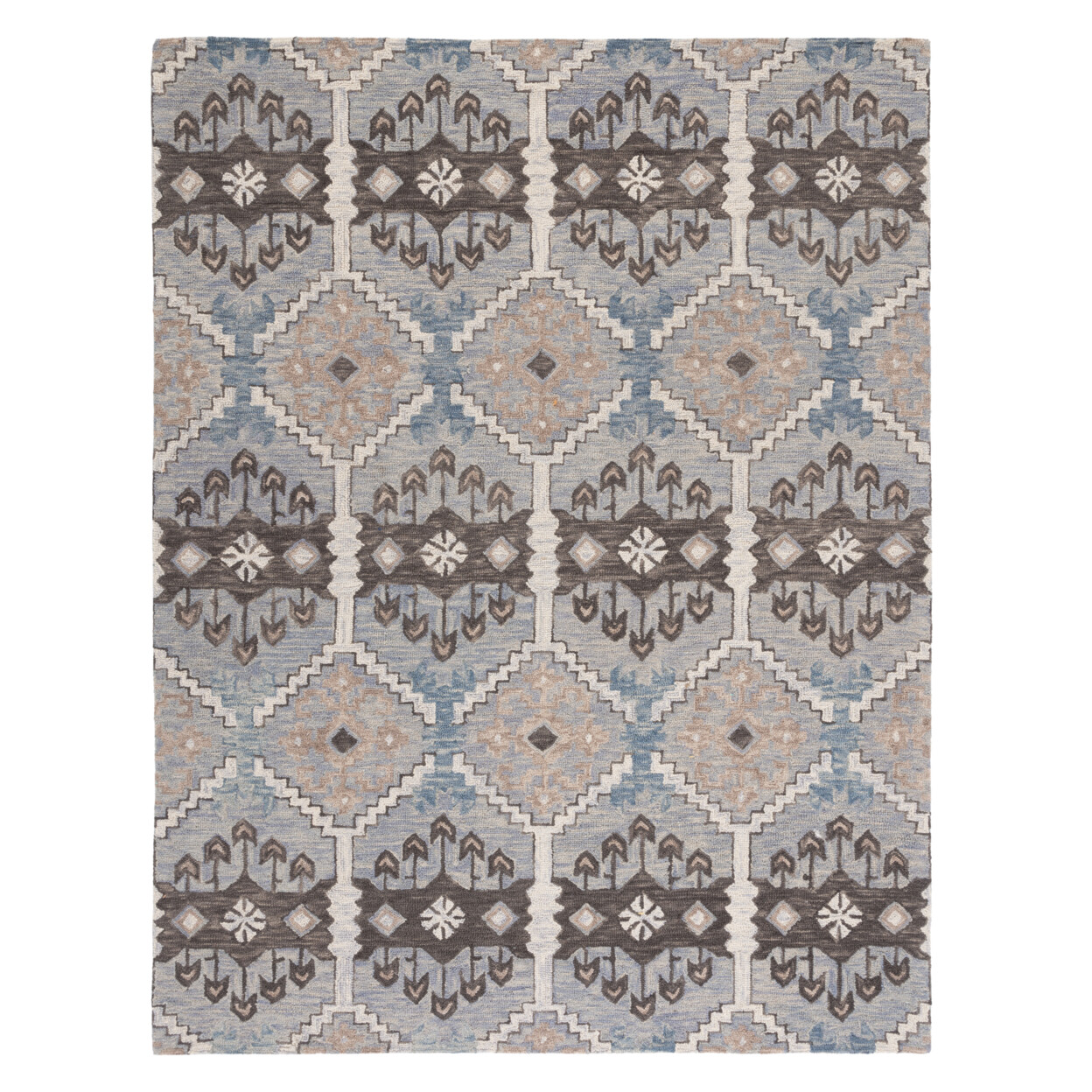 SAFAVIEH Aspen APN512M Handmade Light Blue / Cream Rug