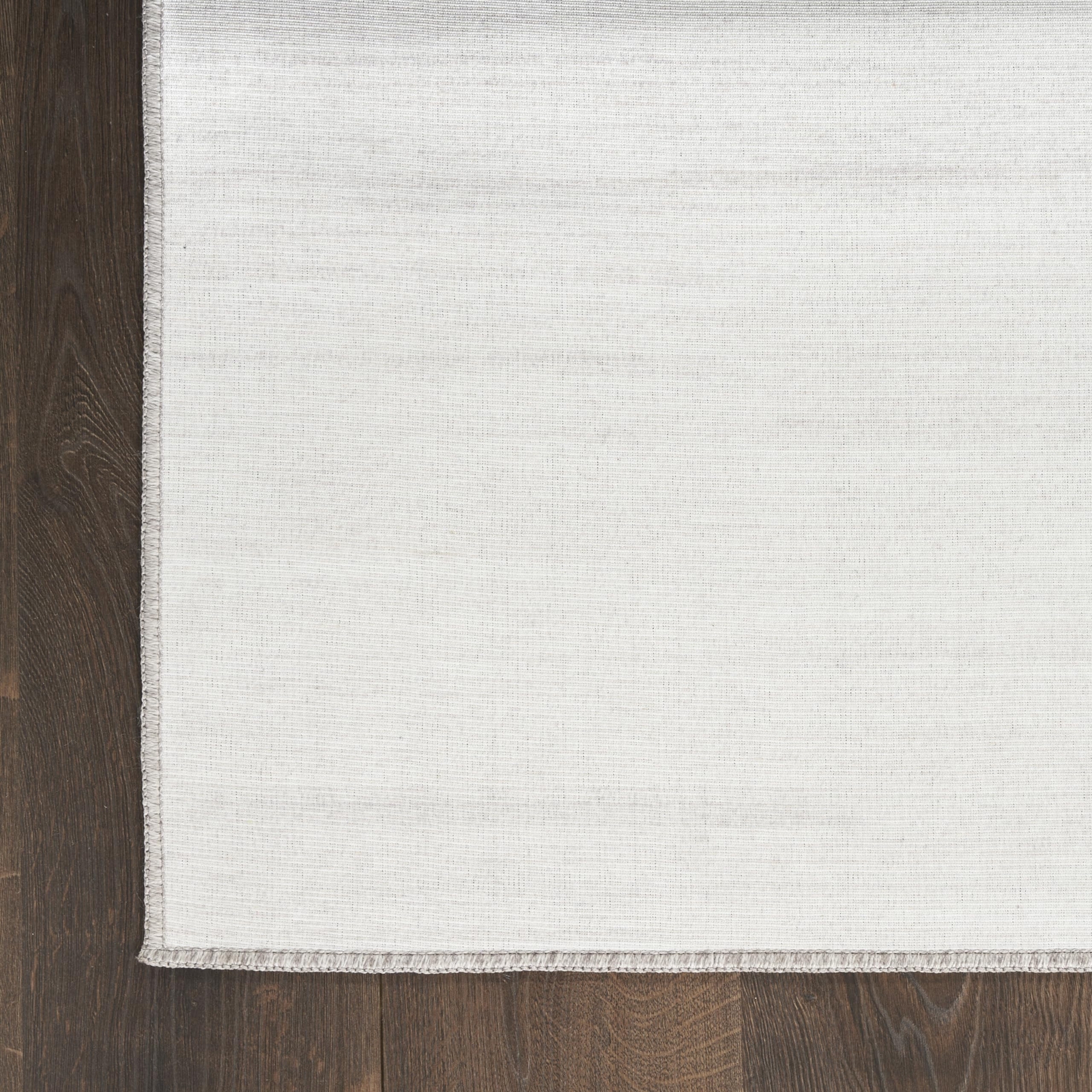 Nourison Washable Essentials Modern Ivory Grey 5’3″ x 7’3″ Area Rug Non Shedding