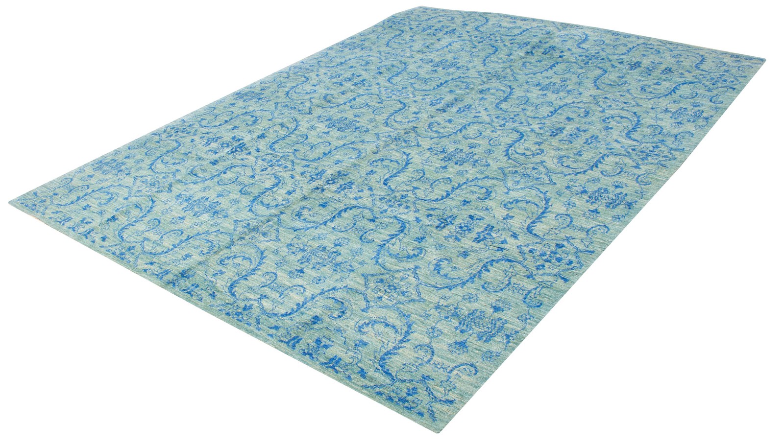 Traditional 10’1″ x 14’3″ Oriental Area Rug Hand-Knotted Wool Carpet