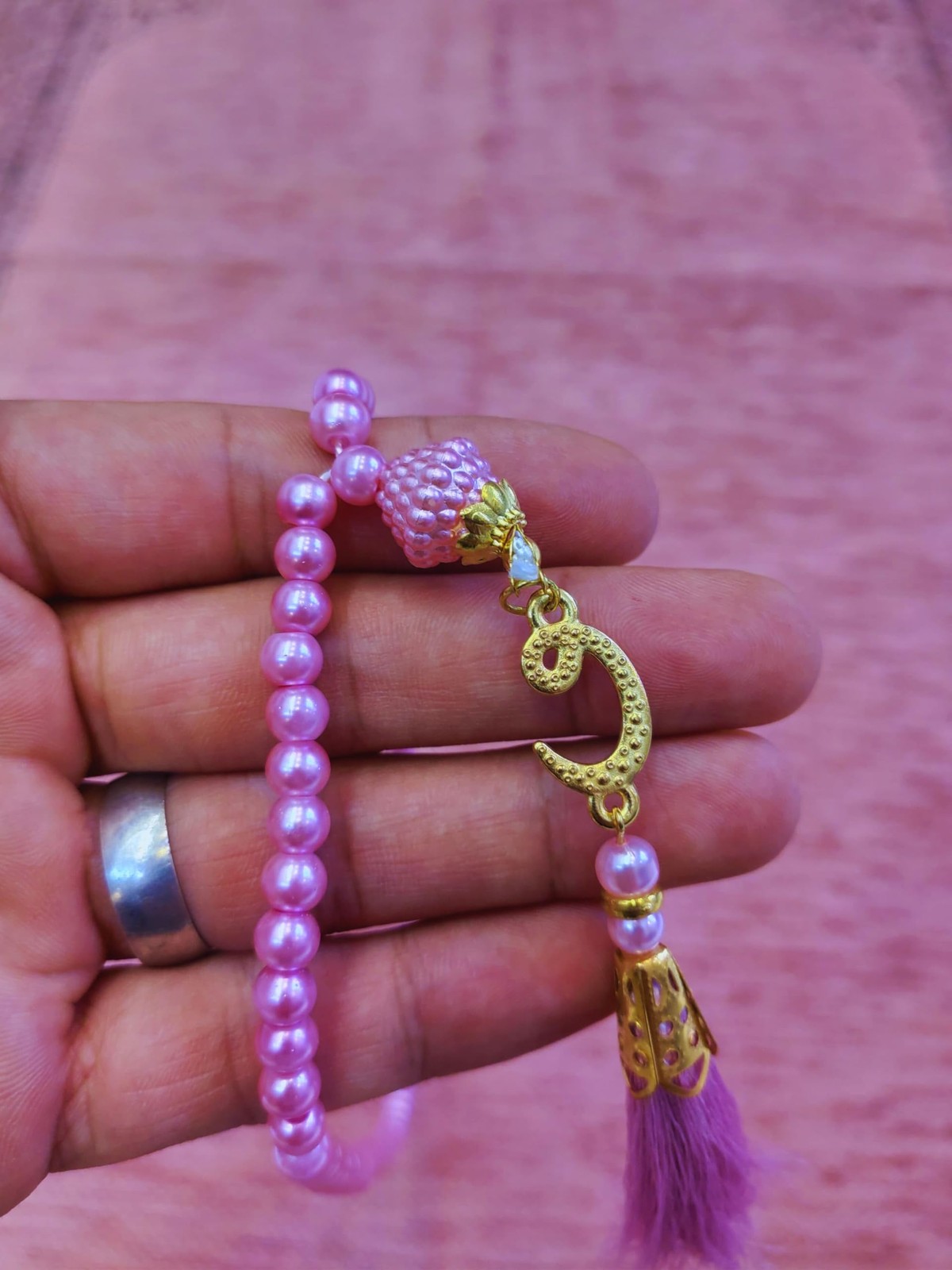 rolezyum | Ottoman Muslim Prayer Rug with Prayer Beads Janamaz Sajadah Islami…
