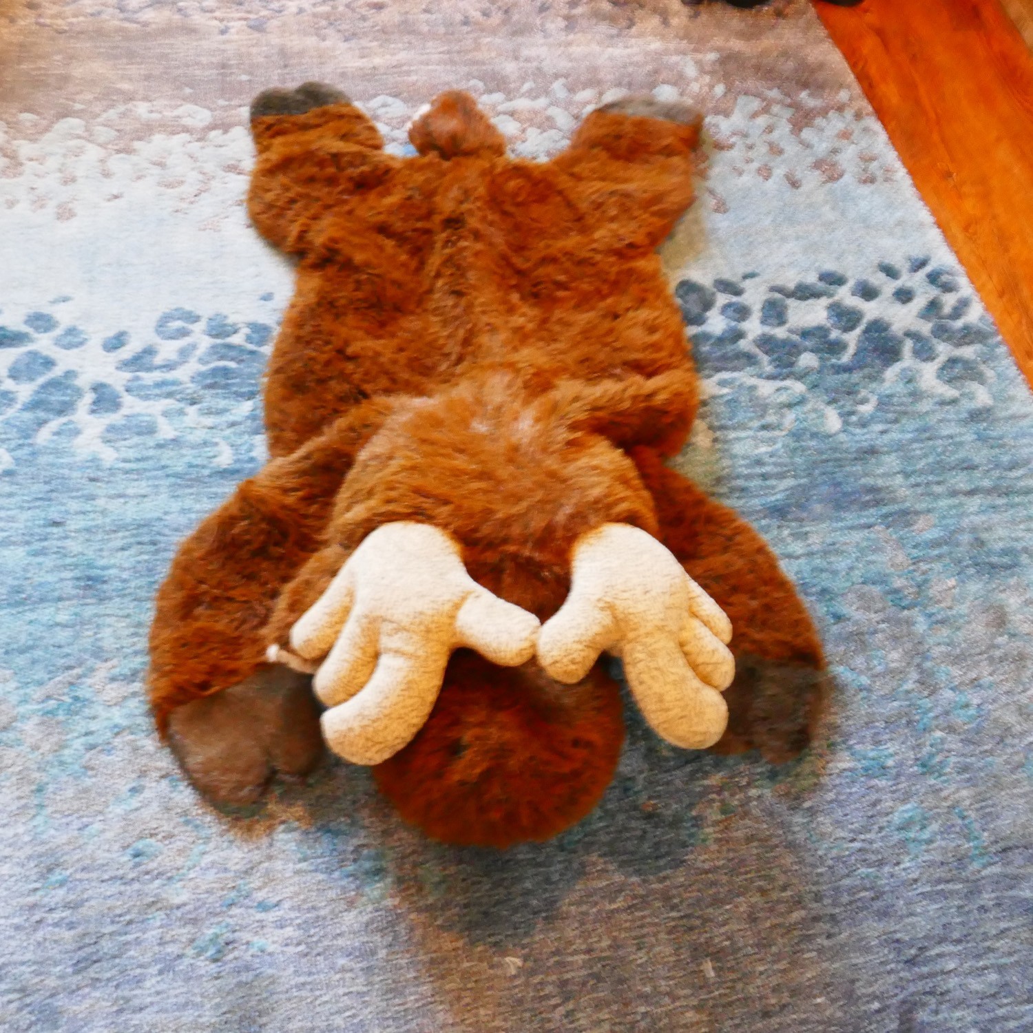 MOOSE 3D Area Rug FAUX FUR 41 x 23 Inches UNBRANDED