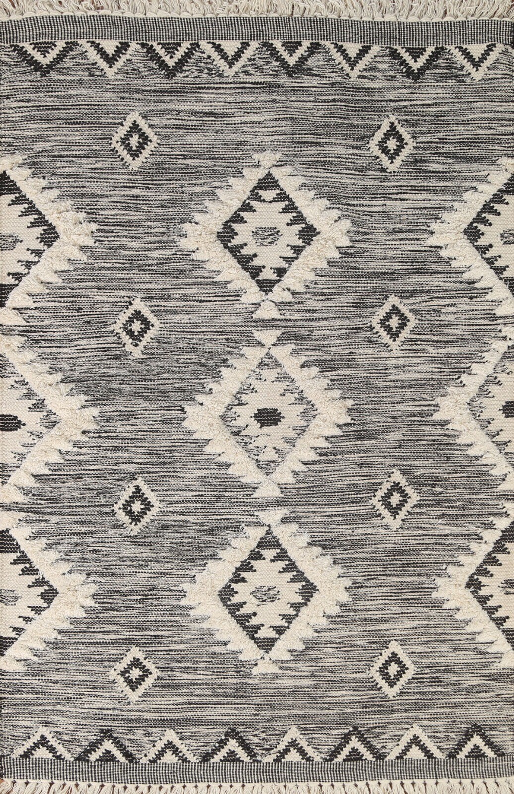 Southwestern Kilim-Moroccan Area Rug 5×7 Hand-woven