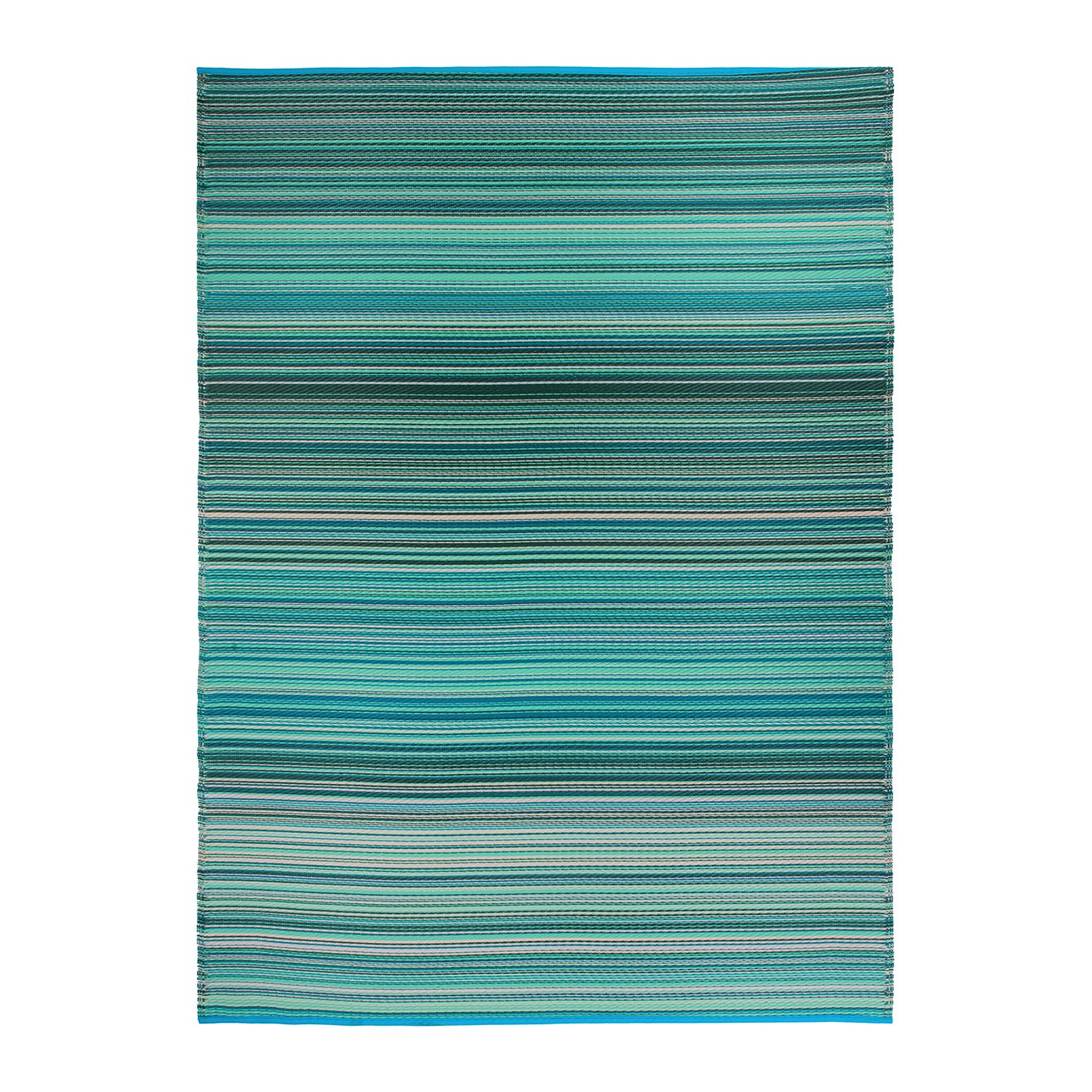 Rugshop Outdoor Rugs Modern Stripe Reversible Plastic Indoor Outdoor Carpet 5×7
