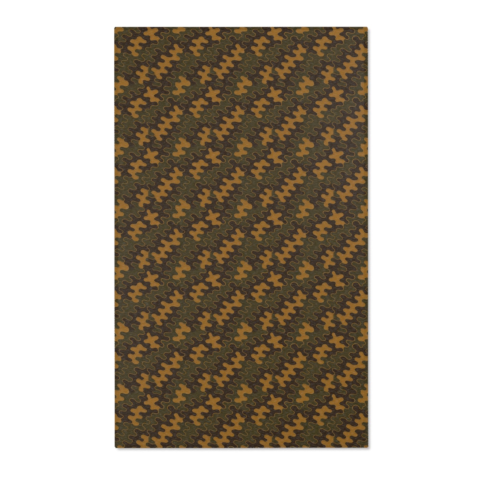 Stylish Military Camouflage Area Rug for Cozy Home Décor, Living Room, Bedroom