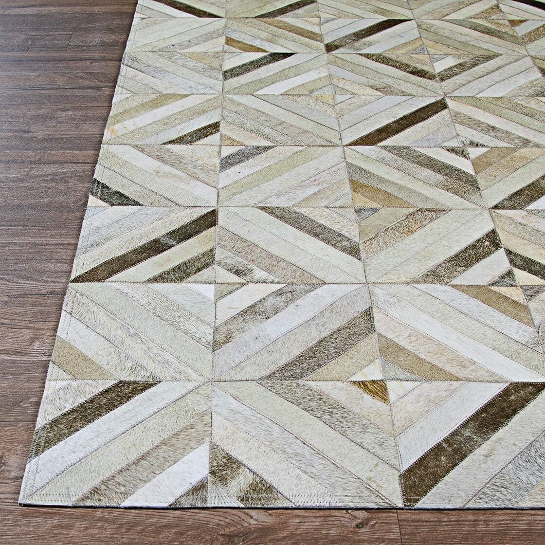 Premium Quality Handmade Leather Rug carpet Unique Design for Home Decor Gift 49
