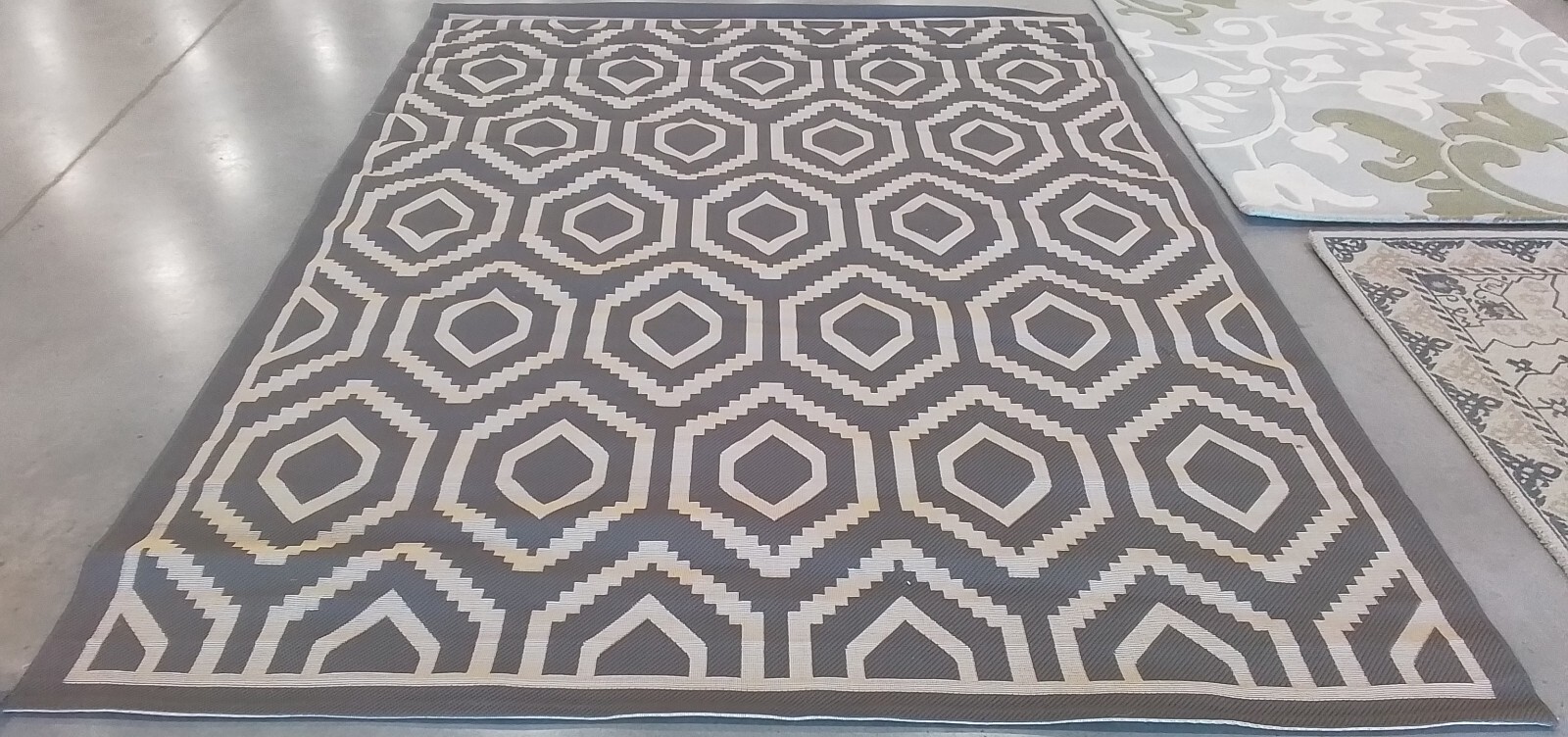 ANTHRACITE 8′-0″ x 11′-0″ Back Stain Rug Reduced Price 1172772443 CY6902-246-8