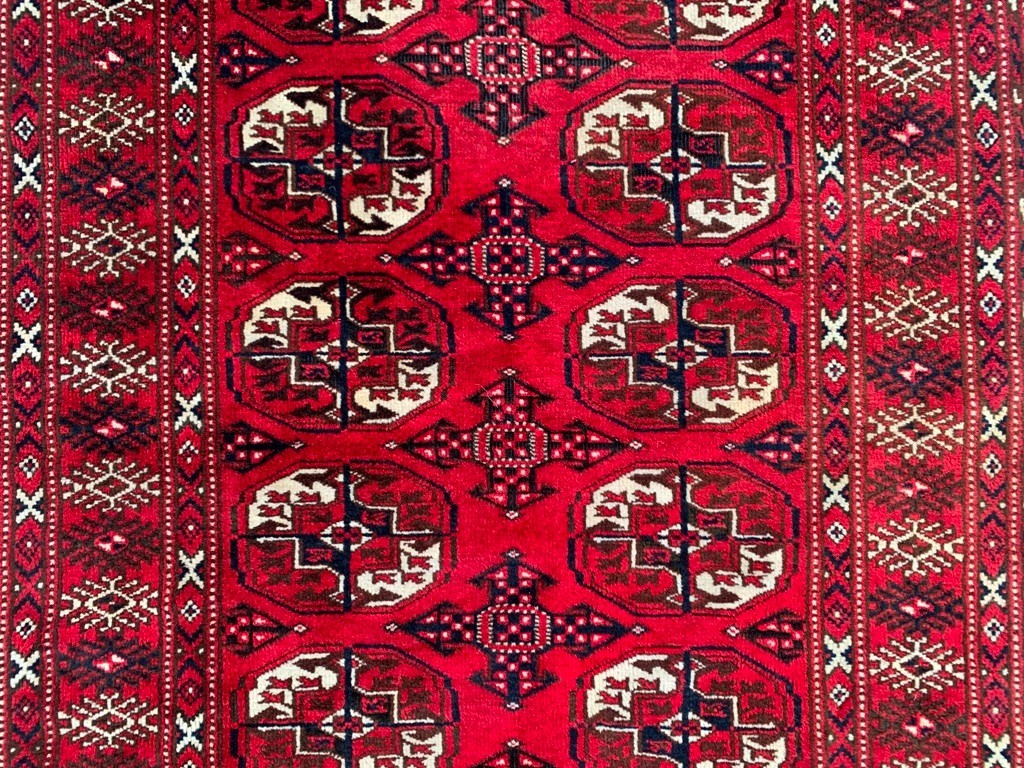 3×5 ft Vintage Afghan Rug Handwoven Rugs Geometric Rug Oriental Bukhara Wool Rug