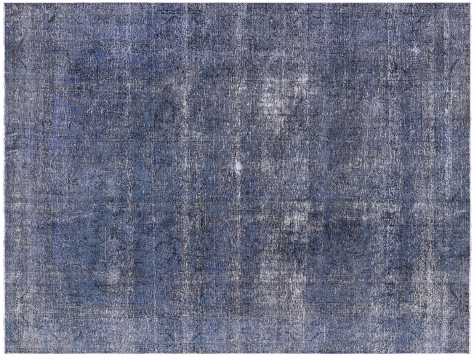 9′ 5″ X 12′ 5″ Overdyed Handmade Rug – Q4730