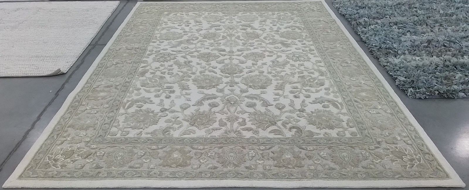 IVORY / GREY 9′-0″ x 12′-0″ Cut on Rug, Reduced Price 1172802186 GLM628A-9