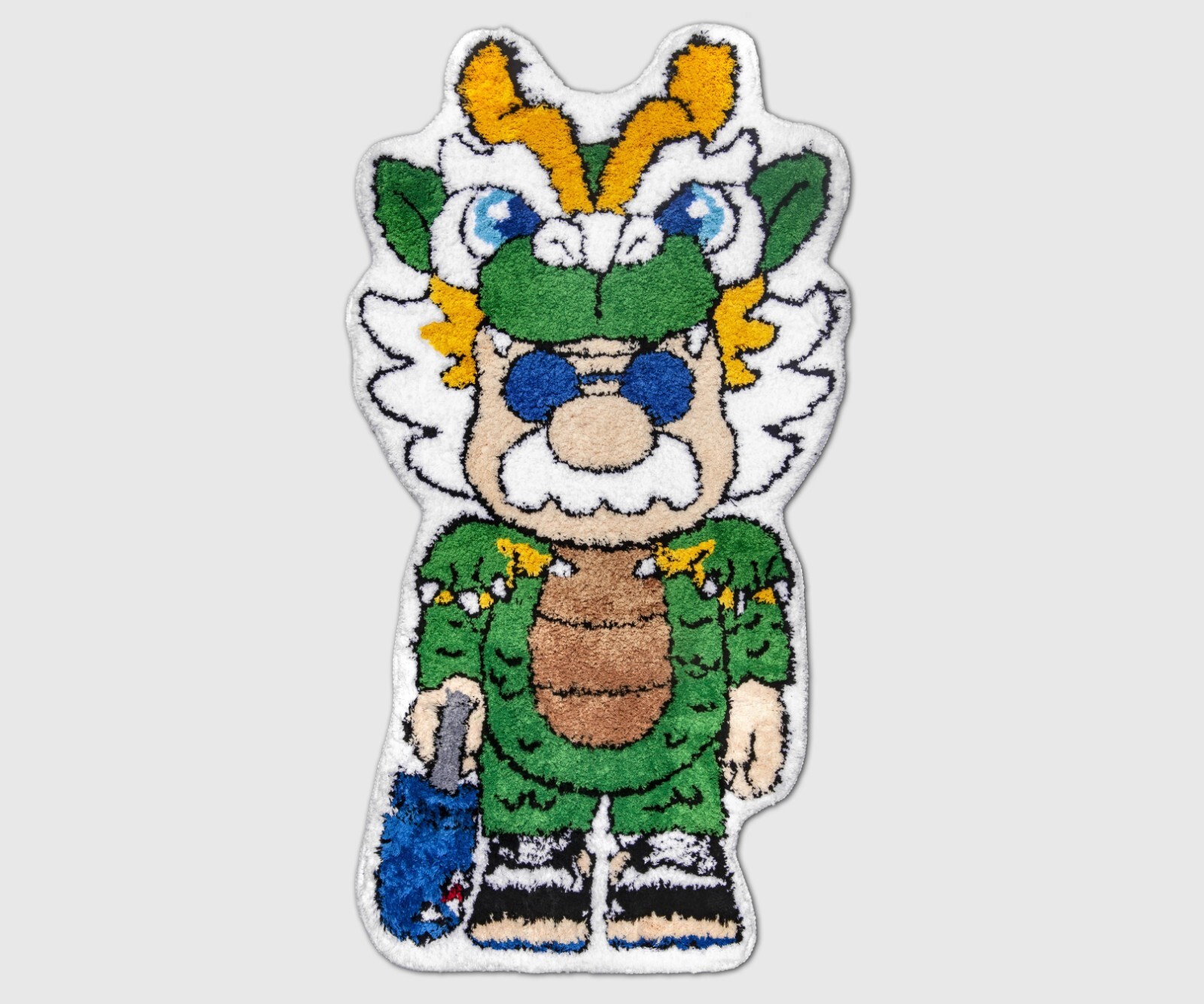 Fools Paradise LEON THE DRAGON RUG 90cm*45cm Polyester Area Rug –IN STOCK