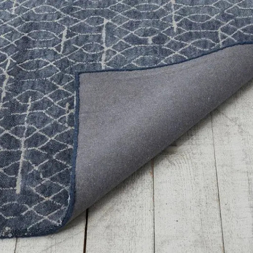 Modern Abstract Design Handmade Hand Tufted Woollen Area Rug, Custom Size Rugs