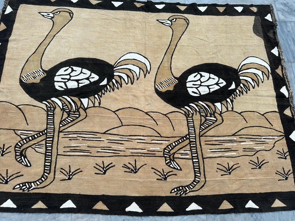 Mud Cloth Handmade Tapestry,Large Tapestry,Batik African Painting Tapesty,4x5ft