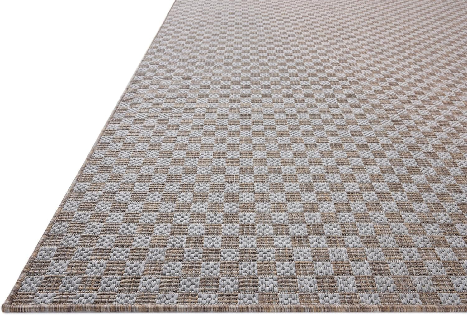 Loloi Topanga Collection Natural/Silver 6’7″ x 9’4″ Indoor/Outdoor Rug