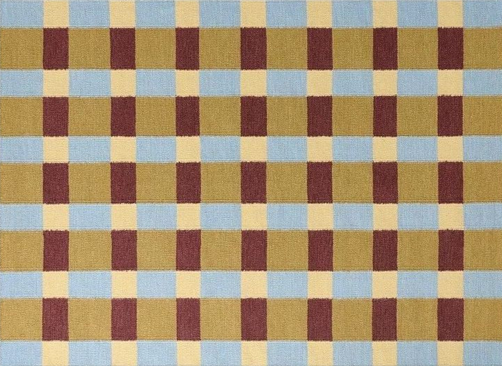 Antique Scandinavian Swedish Kilim Tile Handmade Flat weave Boho Large Area Rug