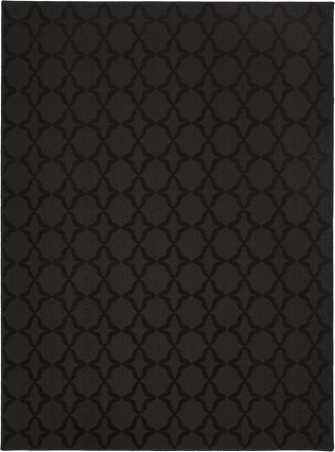 Sparta 6×9 Non-Slip Black Area Rug – Stylish & Durable for High-Traffic Areas
