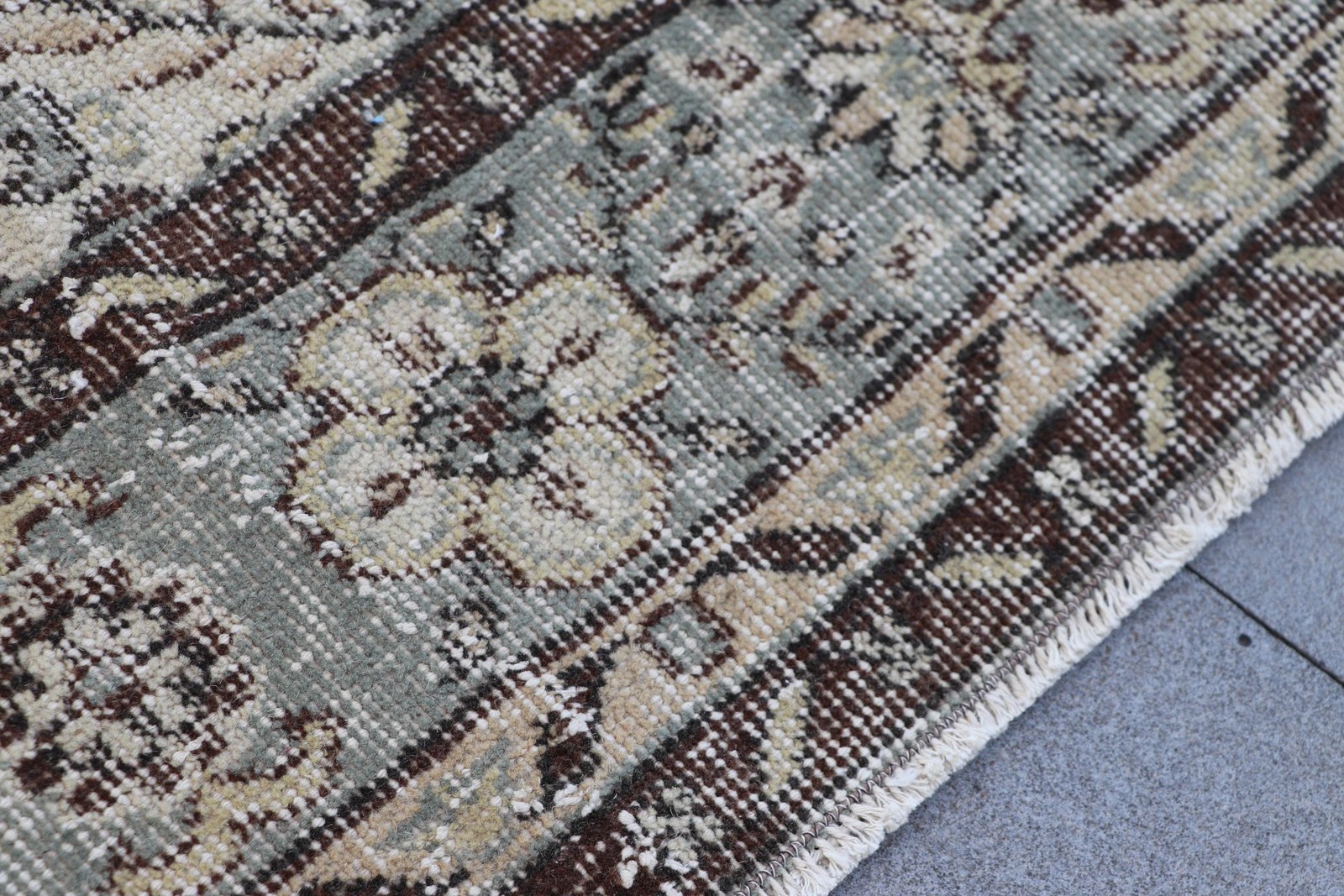 5,1×9,6 ft Rug, Large Turkish Rug, Brown Rug Ombré Rug