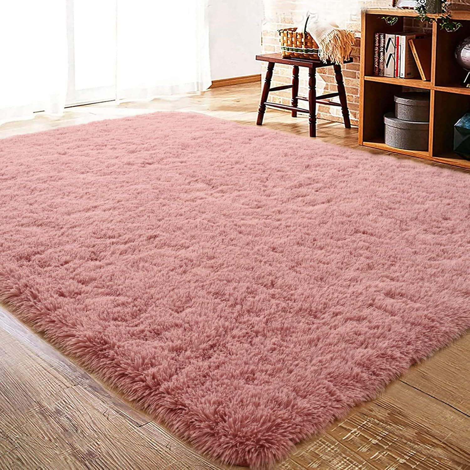 Black Rug For Bedroom Area Rug 6×9 Feet Throw Rugs With Rubber Backing Washable
