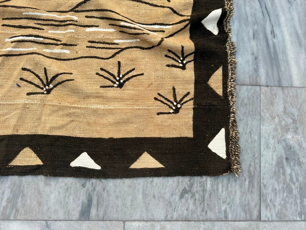 Mud Cloth Handmade Tapestry,Large Tapestry,Batik African Painting Tapesty,4x5ft