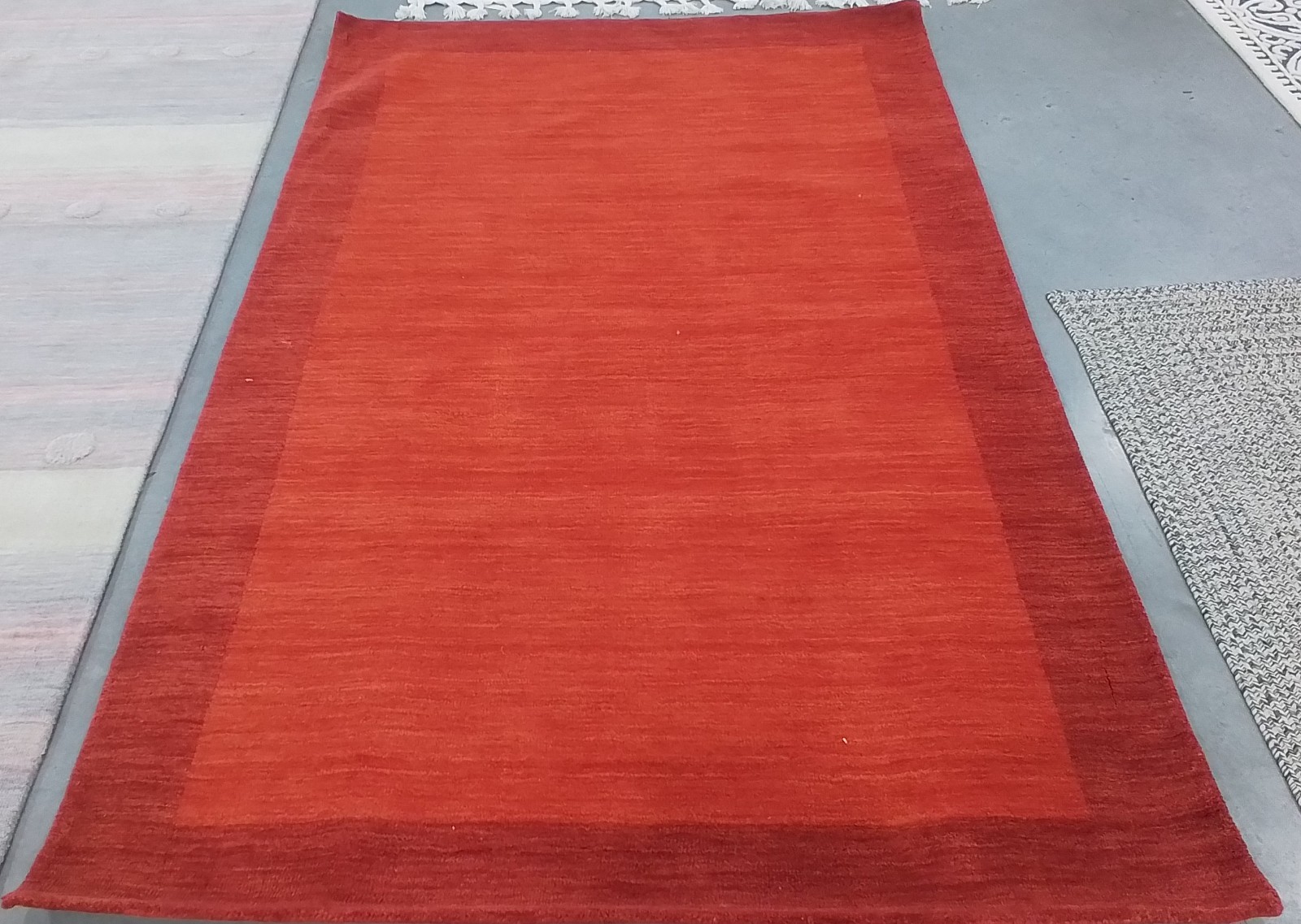 RED 5′-0″ x 8′-0″ Back Stain Rug, Reduced Price 1172778970 HIM587A-5