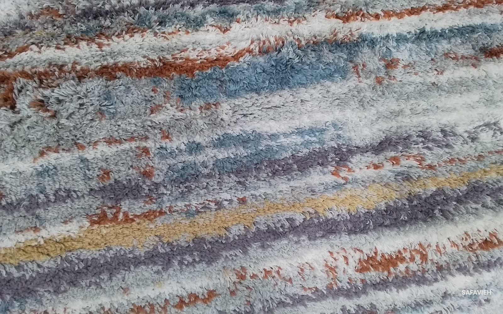 BLUE RUST IVORY 8′-0″ x 10′-0″ Back Stain Rug Reduced Price 1172777191 BER565A-8