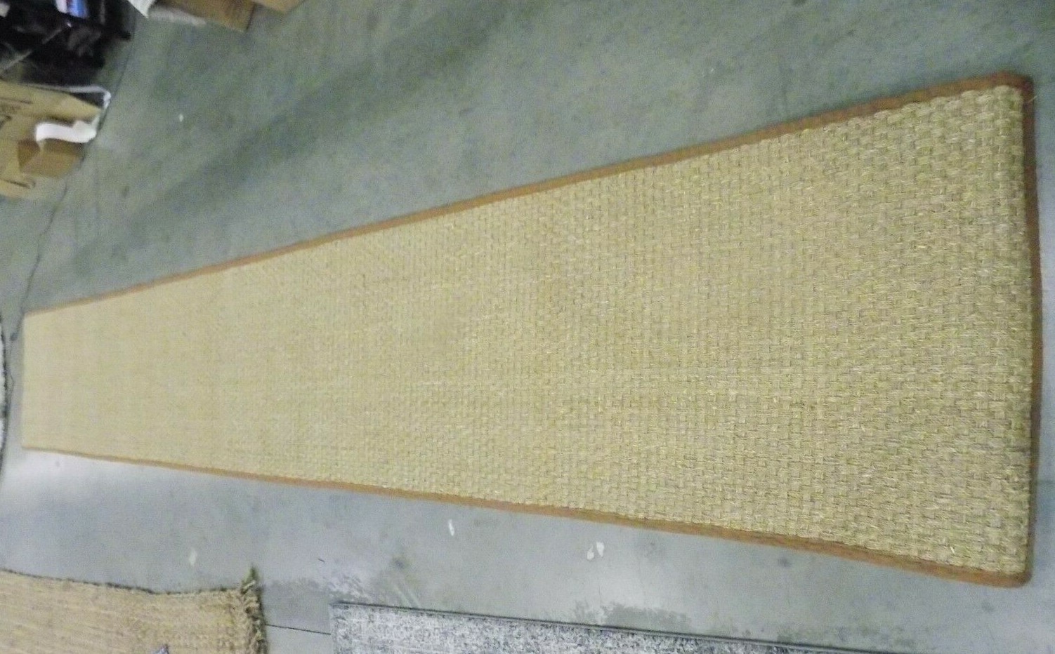 NATURAL / BROWN 2′-6″ X 16′ Stained Rug Reduced Price 1172595132 NF114B-216