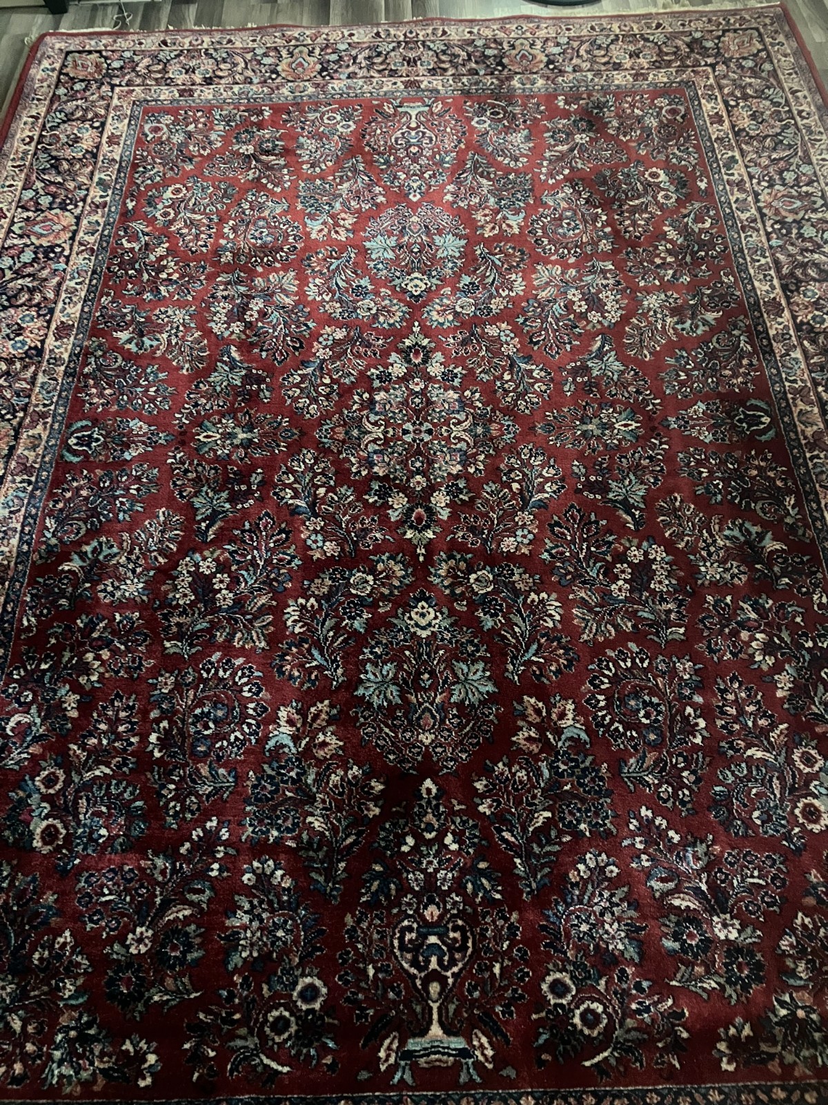 Karastan rug 8’8 x 10 Red Sarouk #785