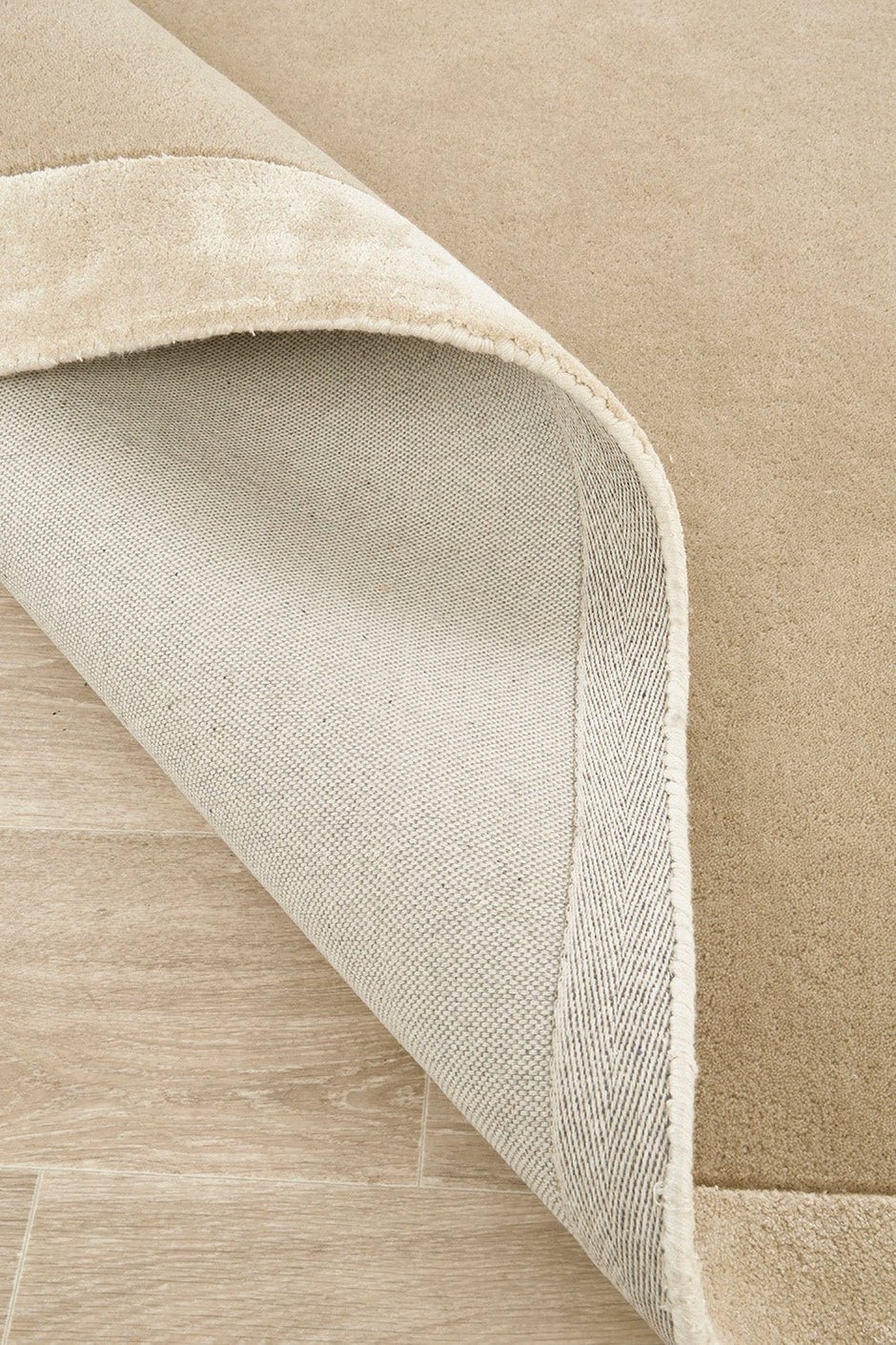 Hand Tufted Beige Wool Area Rugs Modern Abstract Rugs for Living Room 8×10 9×12