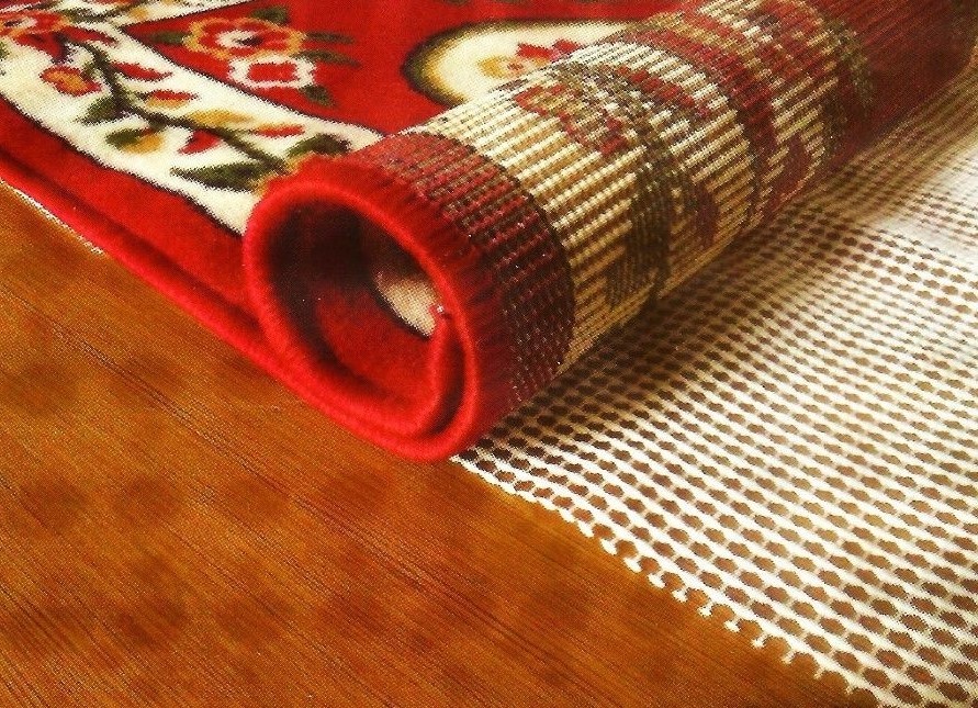 2 Non Slip Rubber UNDERLAY PADS Area RUG or Carpet GriPPer 18″ x 28″ wood floor