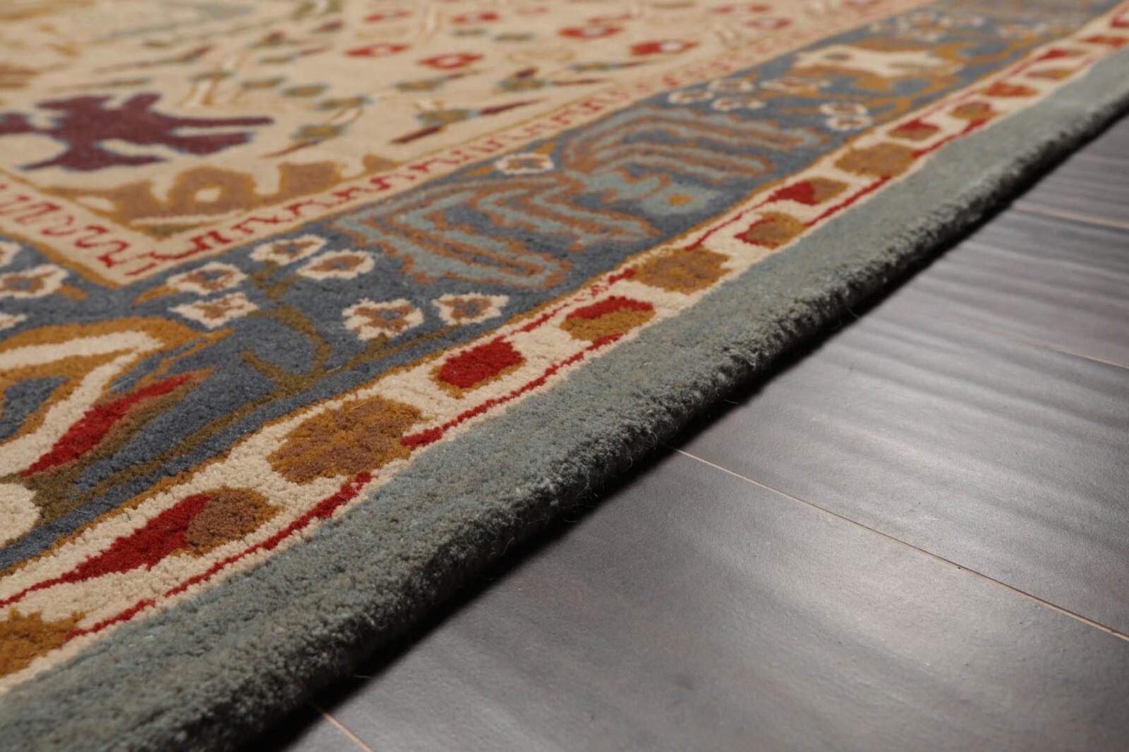 Multi Sizes Handmade 100% Wool Arts & Craft Transitional Oriental Area Rug Beige