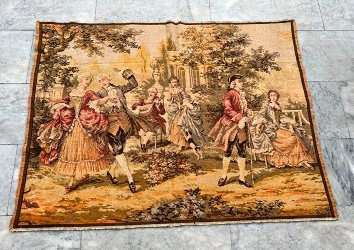 Vintage Tapestry,French Tapestry Romantic Wall Hanging Tapestry Home Decor3x4ft