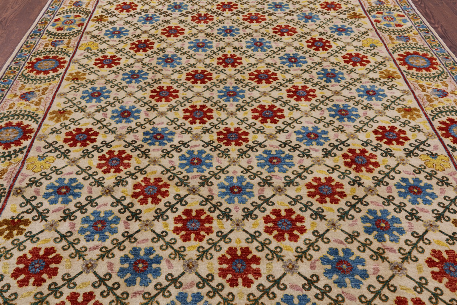 8′ 1″ X 10′ 0″ William Morris Hand Knotted Wool Rug – P6953
